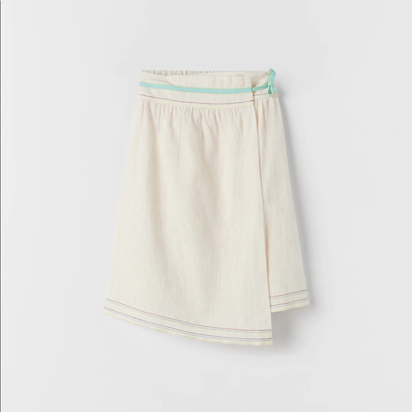 Zara Girls Pareo Midi Skirt - Picture 1 of 9
